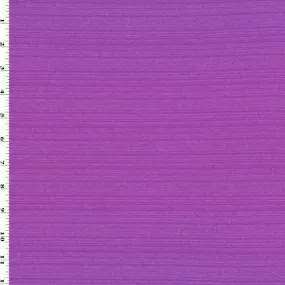 1 3/4 YD PC-Bright Heather Purple Stripe Jersey Knit Activewear Fabric