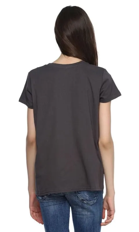 38949 Eagle Studded Heather T-Shirt - Heather Grey