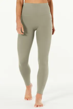 7/8 Sculpting High Waisted Pocket Legging Soft Sage