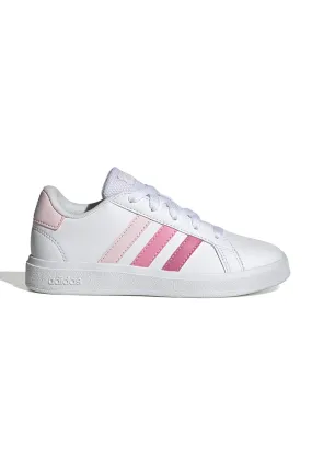 Adidas Kids Grand Court Lifestyle Tennis Lace-Up Shoes
