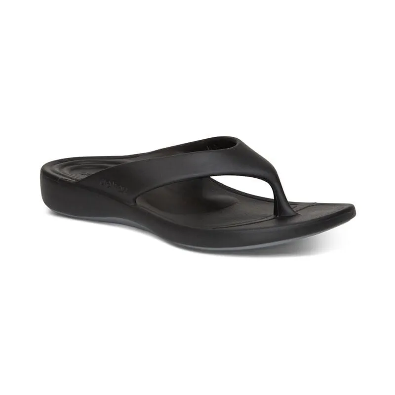 Aetrex Women's Maui Flips- Black