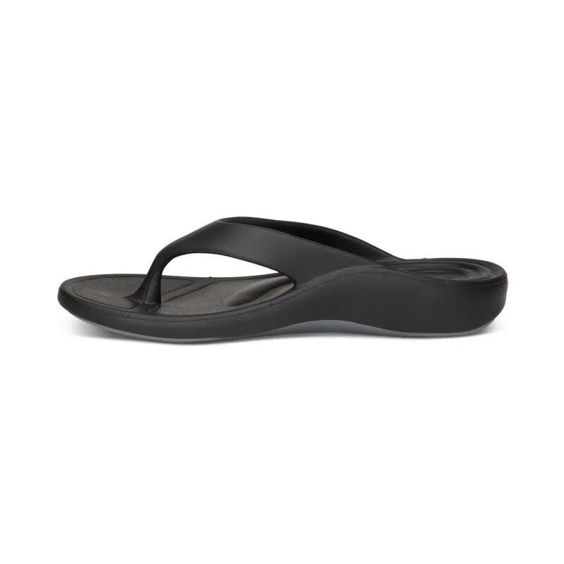Aetrex Women's Maui Flips- Black