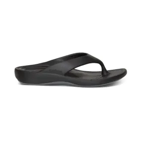 Aetrex Women's Maui Flips- Black
