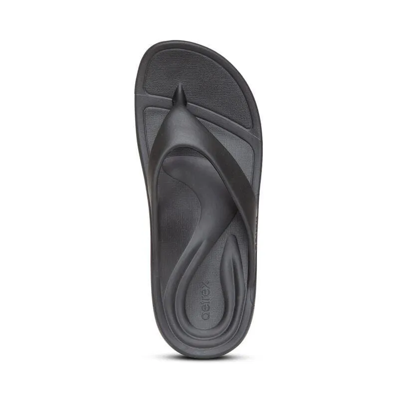 Aetrex Women's Maui Flips- Black