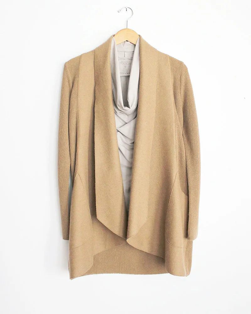 Alpaca Lapel Pocket Coatigan in Discontinued Colors
