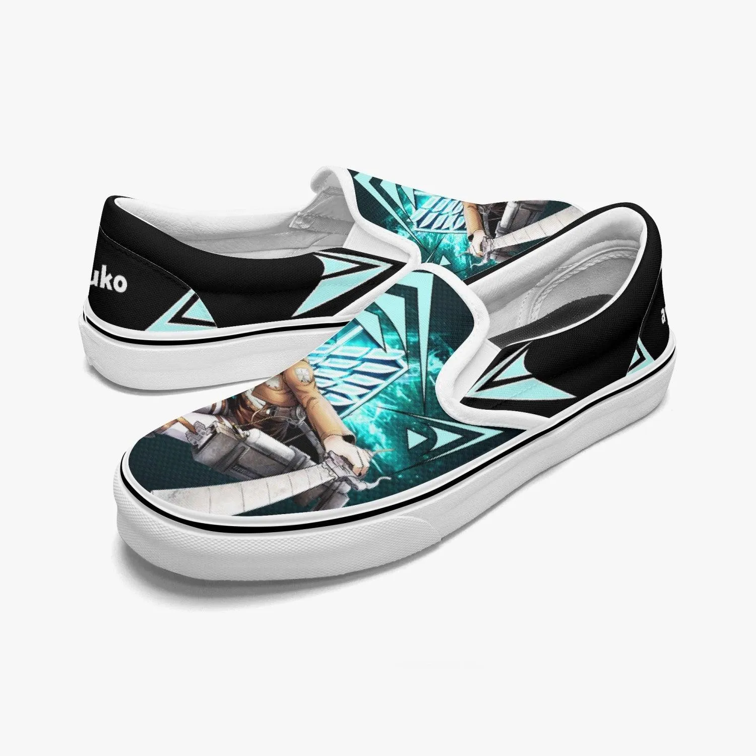 Attack On Titan Annie Leonhart Slip Ons Anime Shoes