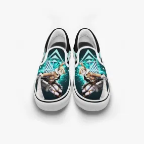 Attack On Titan Annie Leonhart Slip Ons Anime Shoes