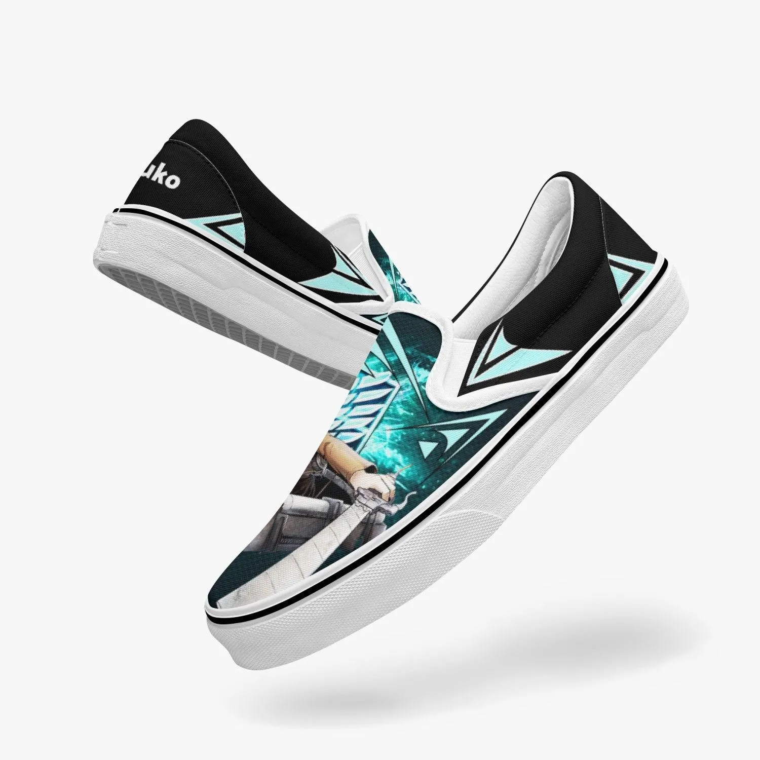 Attack On Titan Annie Leonhart Slip Ons Anime Shoes