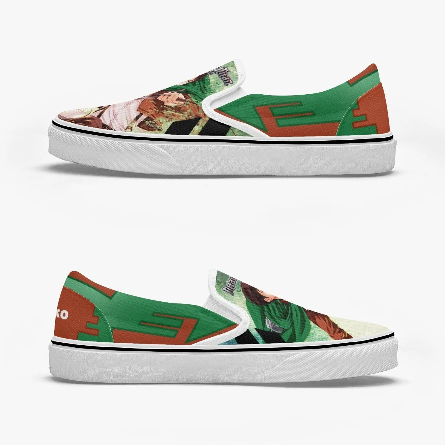 Attack On Titan Levi Ackerman Slip Ons Anime Shoes