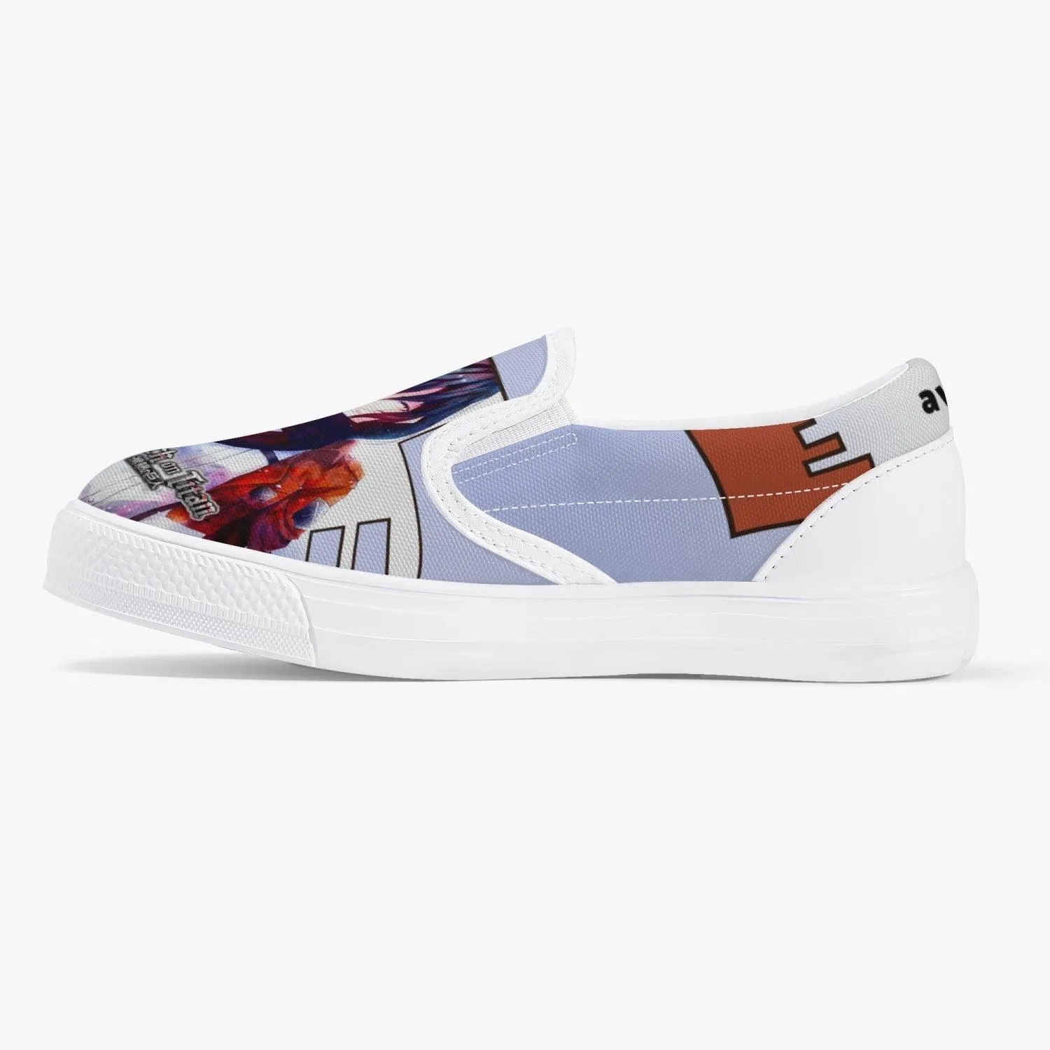 Attack On Titan Mikasa Ackerman Kids Slip Ons Anime Shoes