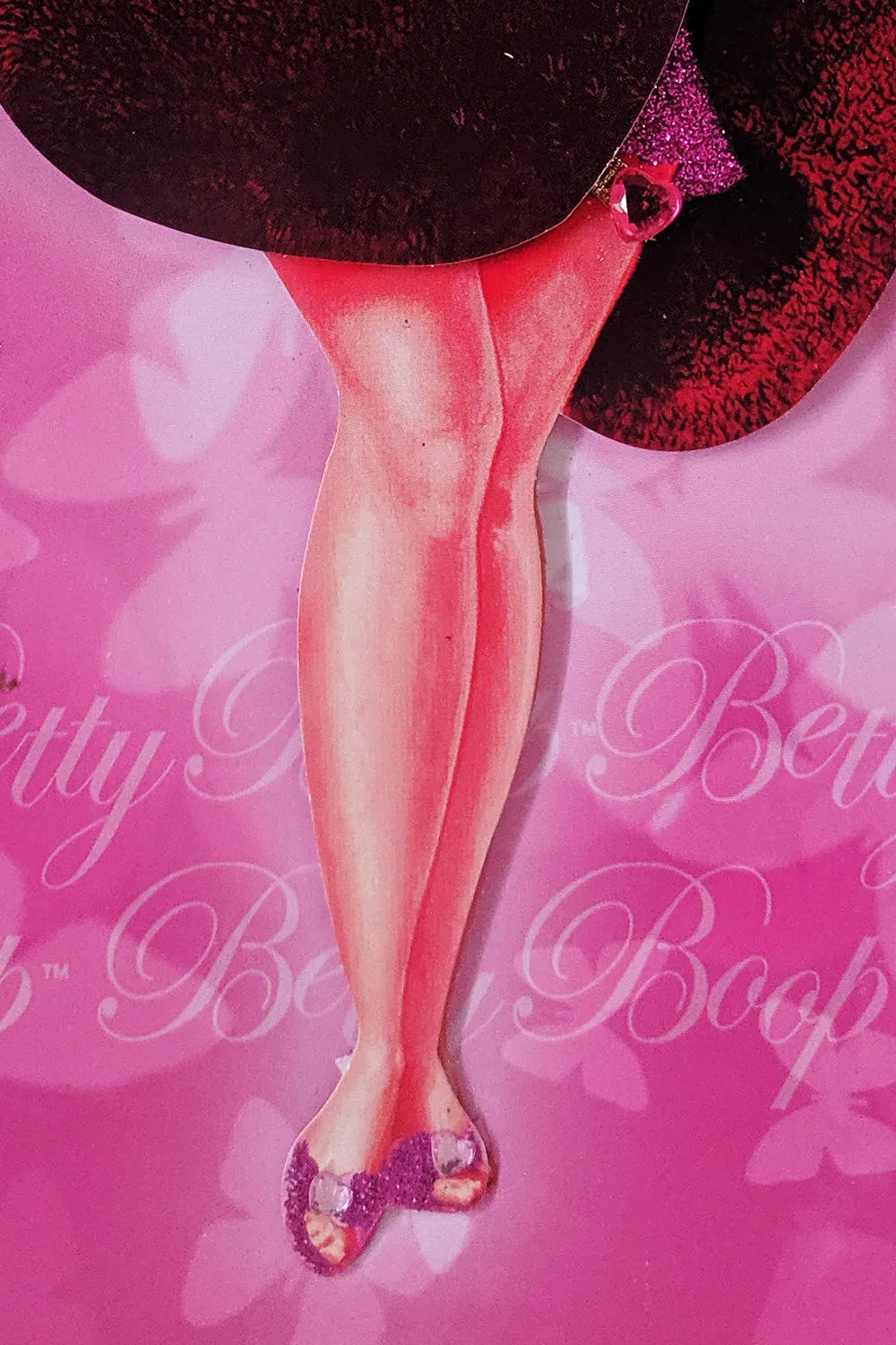 Betty Boop Winter Wrap Decoupage Blank Greetings Card (3D)