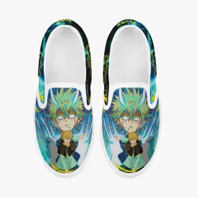 Black Clover Luck Voltia Kids Slip Ons Anime Shoes