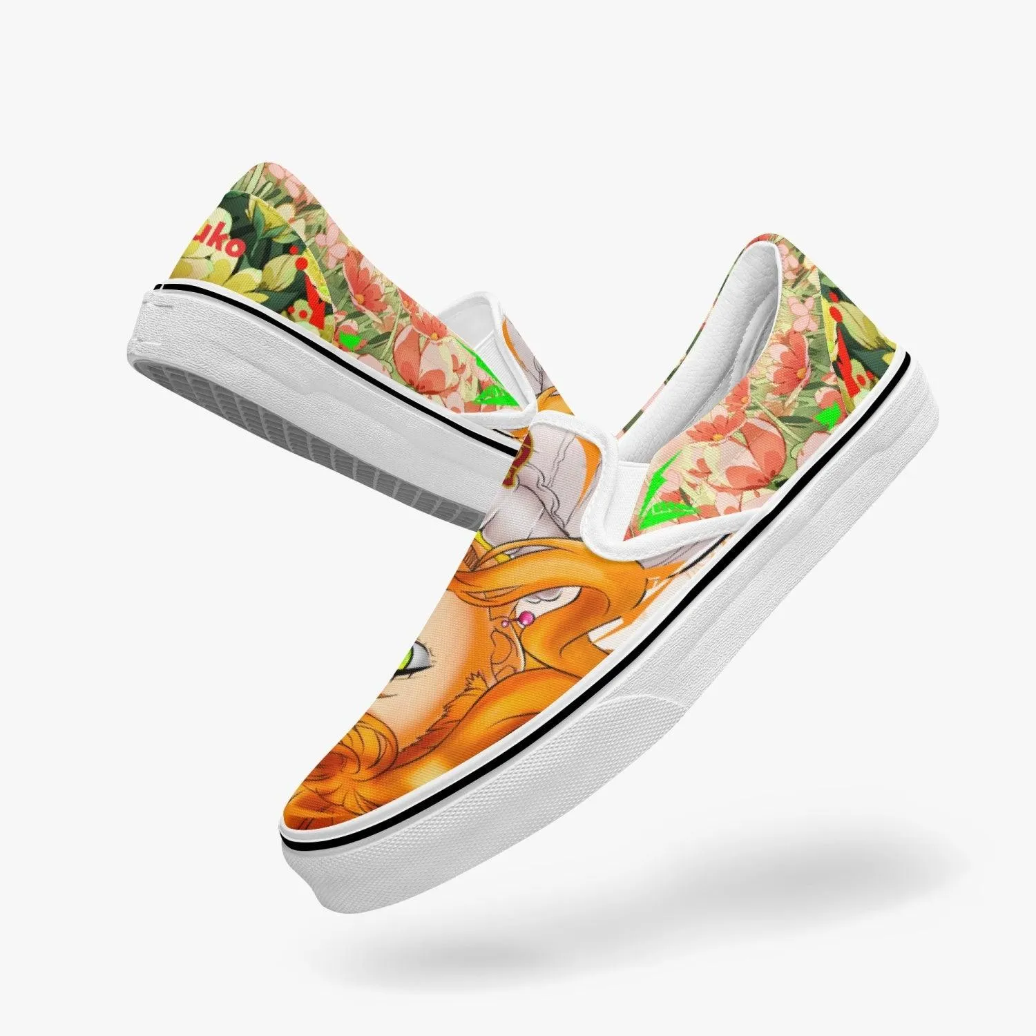 Black Clover Mimosa Vermillion Slip Ons Anime Shoes