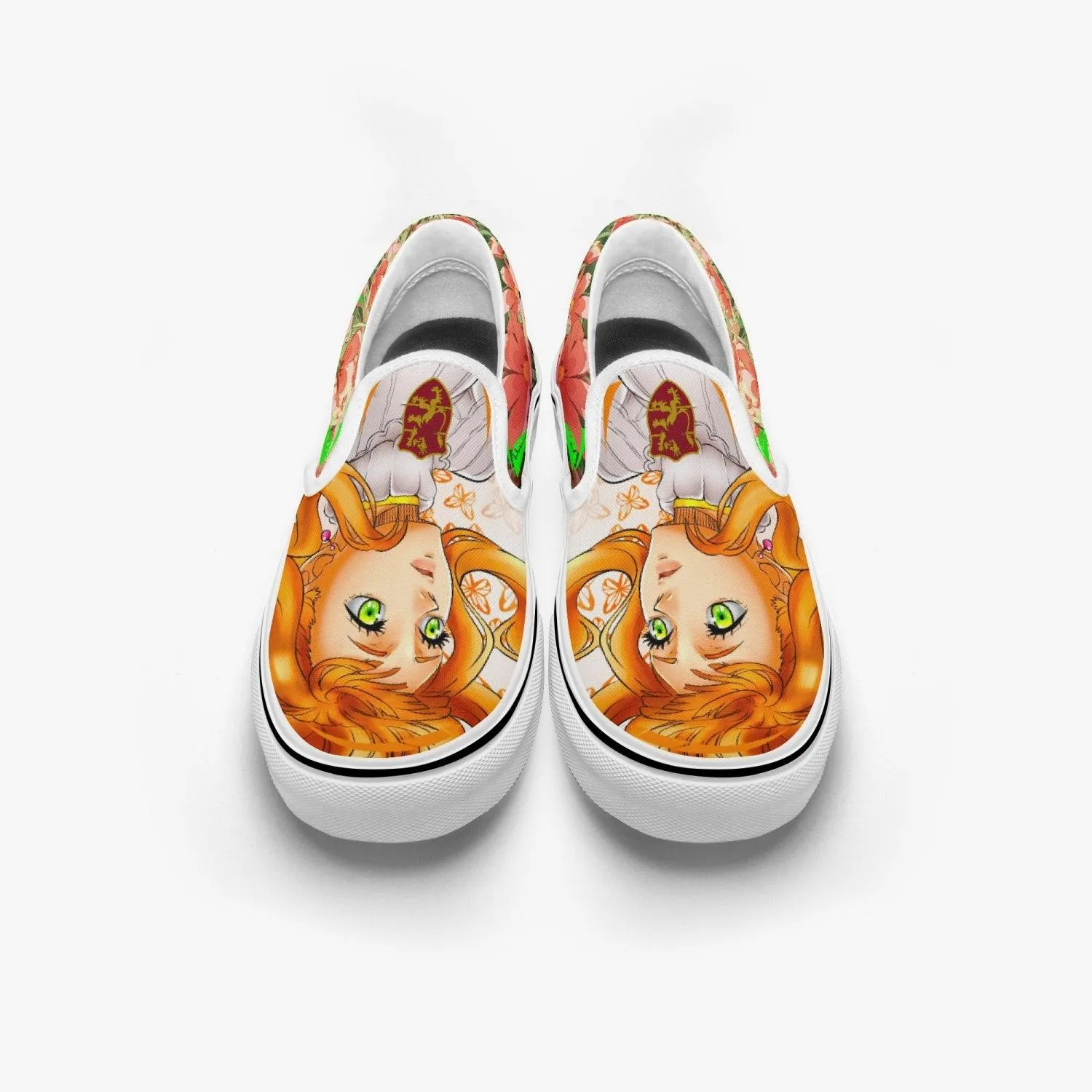 Black Clover Mimosa Vermillion Slip Ons Anime Shoes
