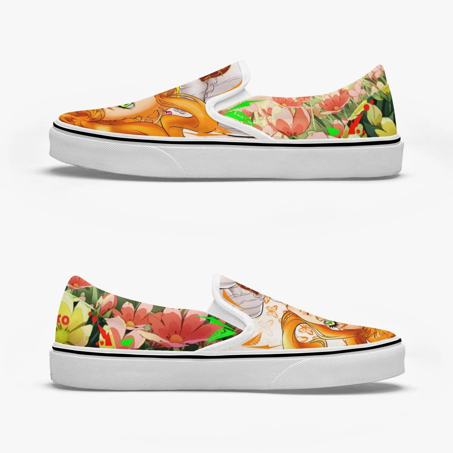 Black Clover Mimosa Vermillion Slip Ons Anime Shoes