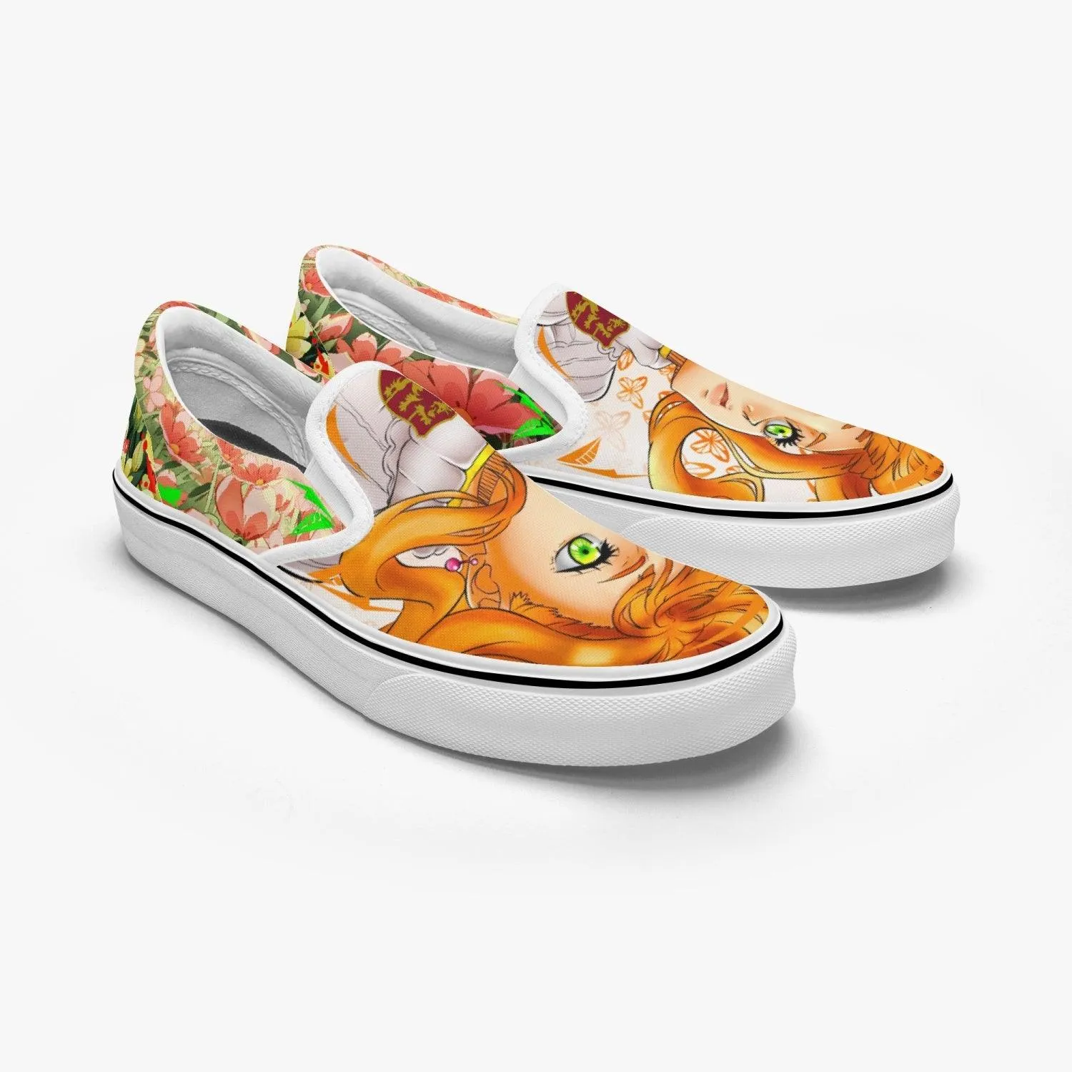 Black Clover Mimosa Vermillion Slip Ons Anime Shoes