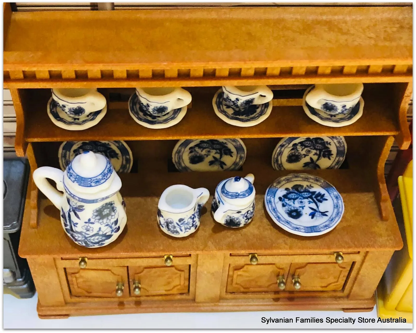 Blue Coffee Set - 15 piece set