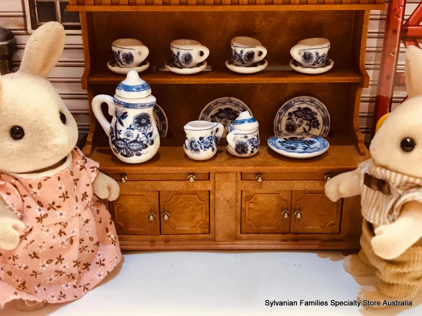 Blue Coffee Set - 15 piece set