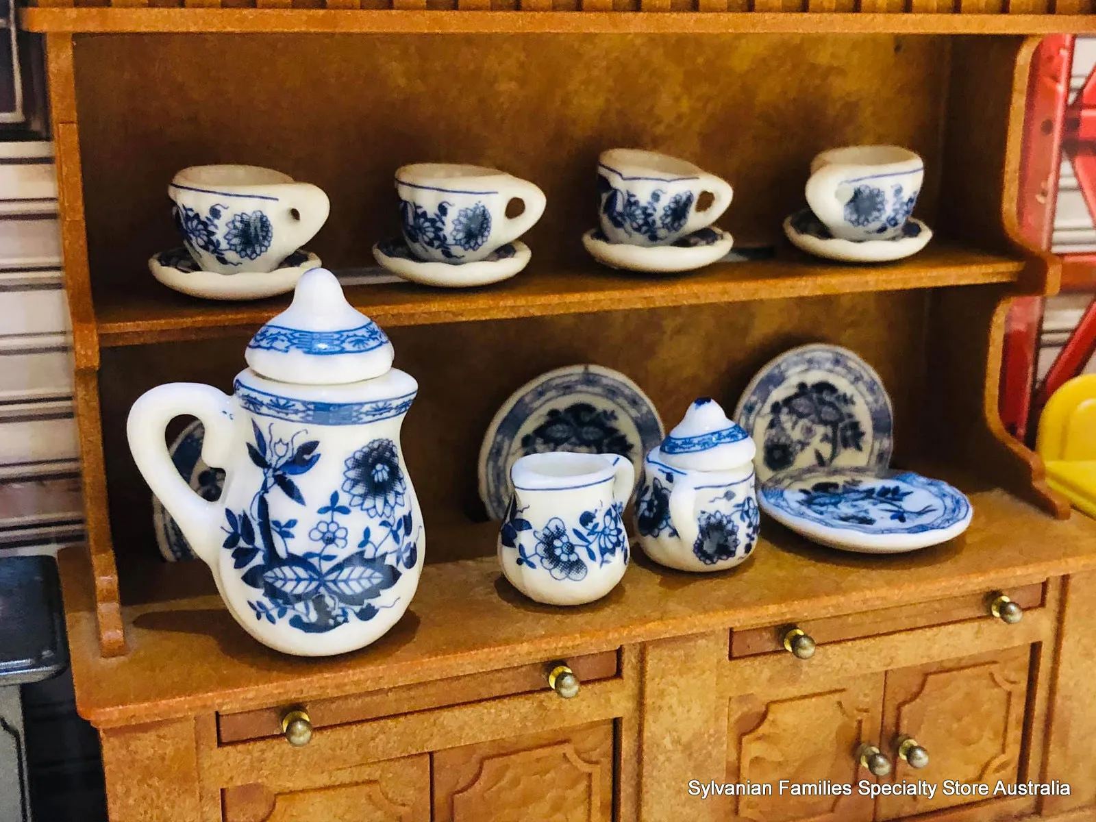 Blue Coffee Set - 15 piece set