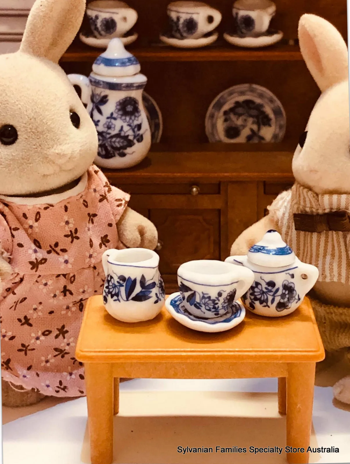 Blue Coffee Set - 15 piece set