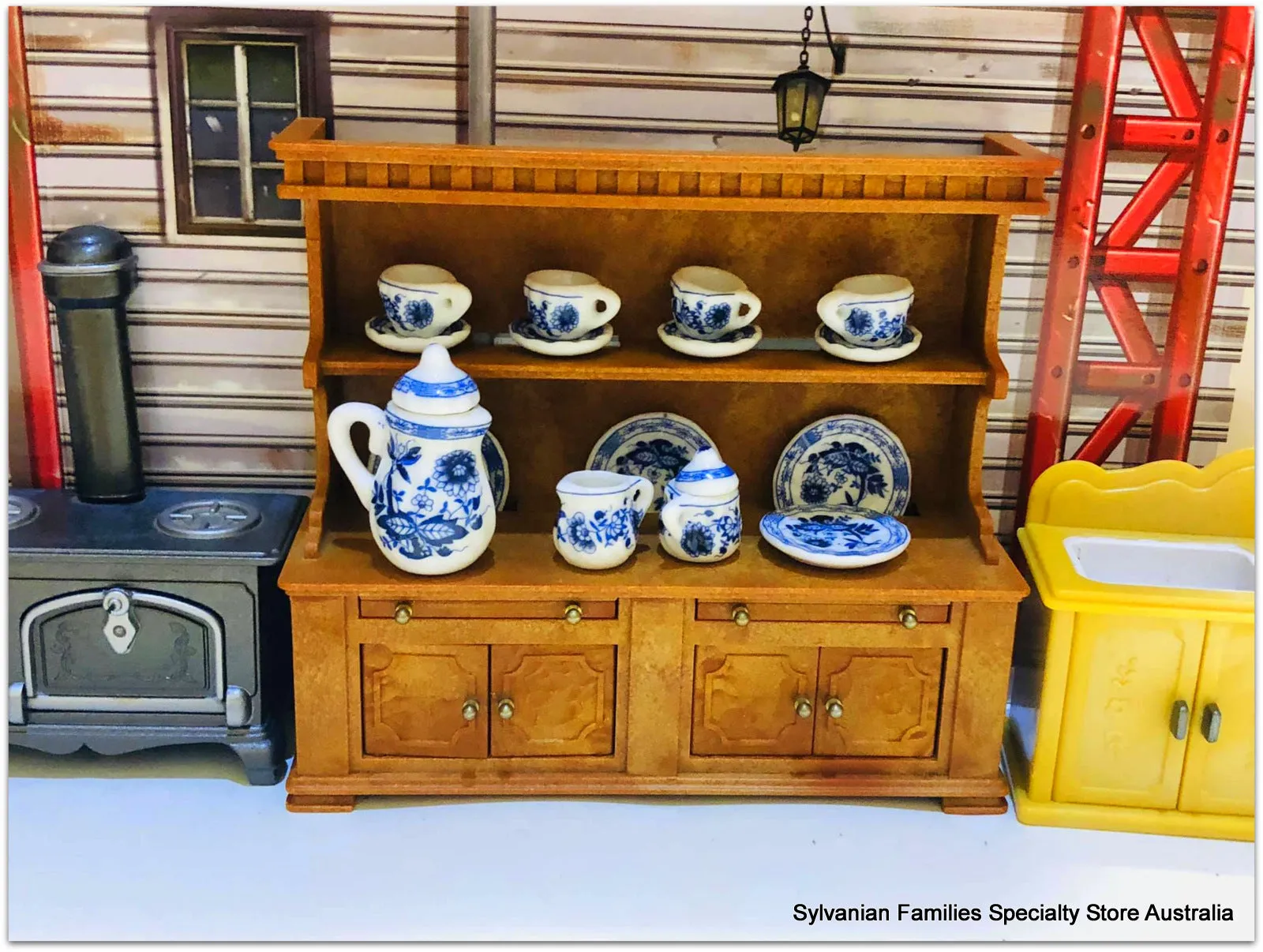 Blue Coffee Set - 15 piece set