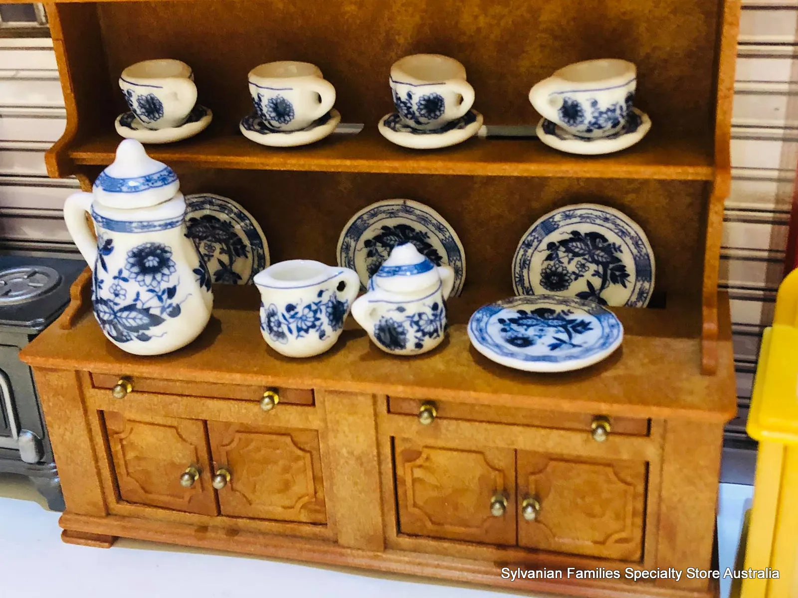 Blue Coffee Set - 15 piece set
