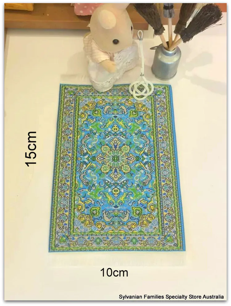 Blue rug - Medium size  - 10 cm x 15 cm