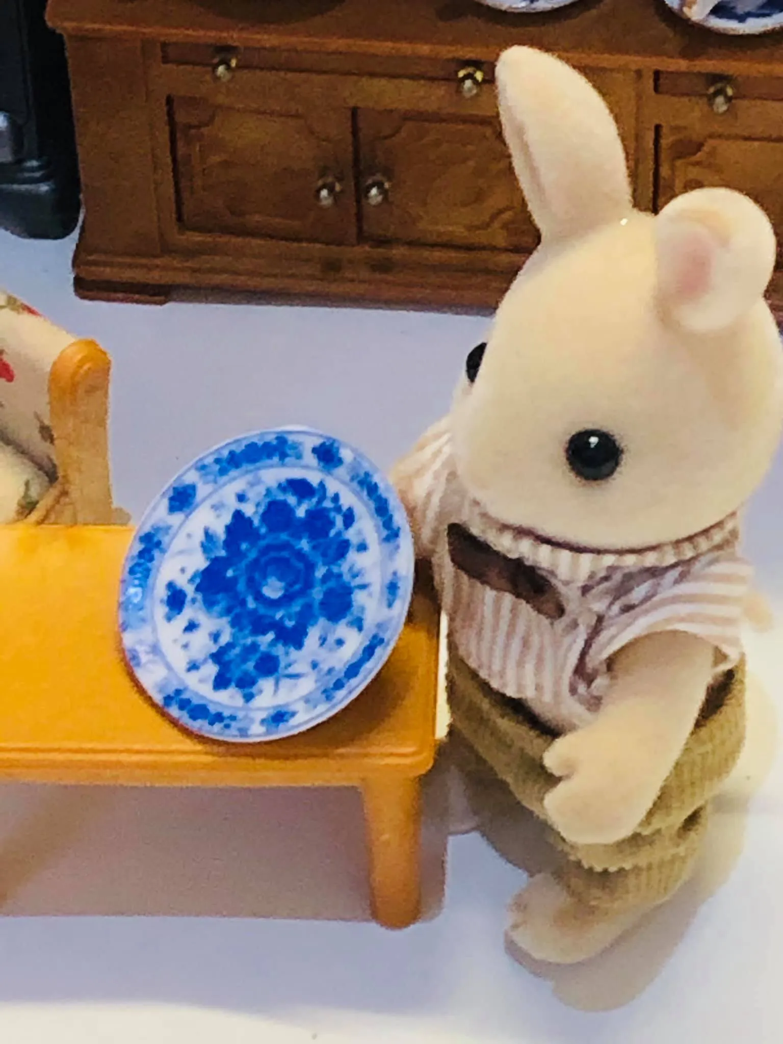 Blue Serving plate