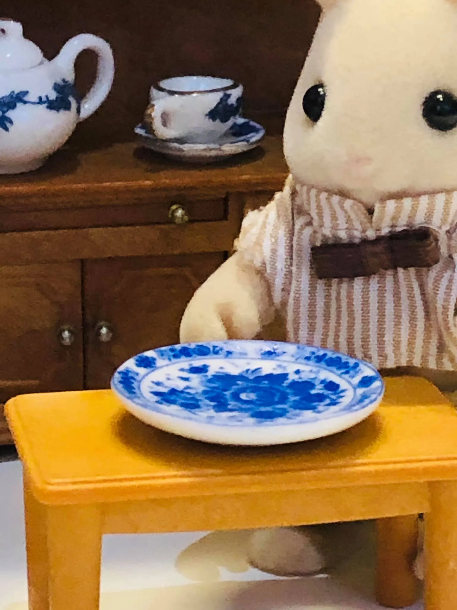 Blue Serving plate