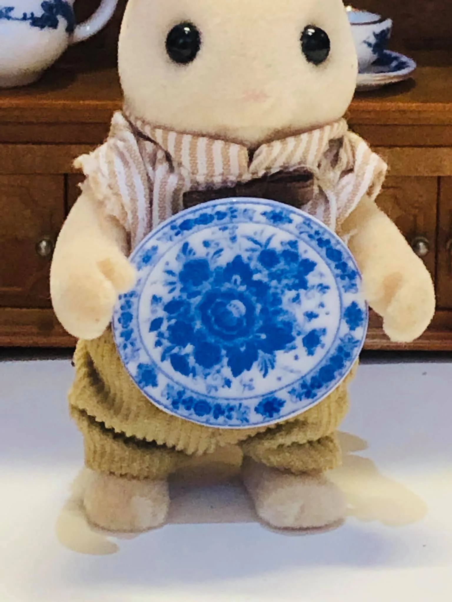 Blue Serving plate