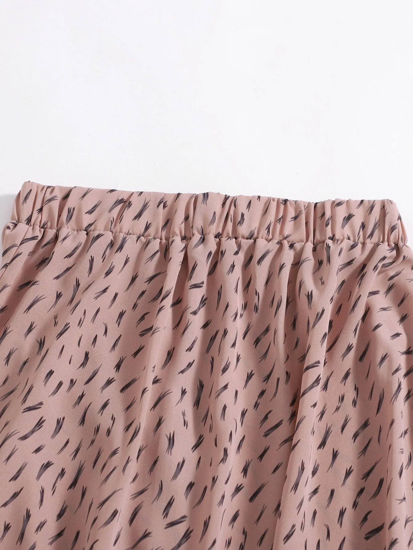 Boho All Over Print Natural Long Women Skirt
