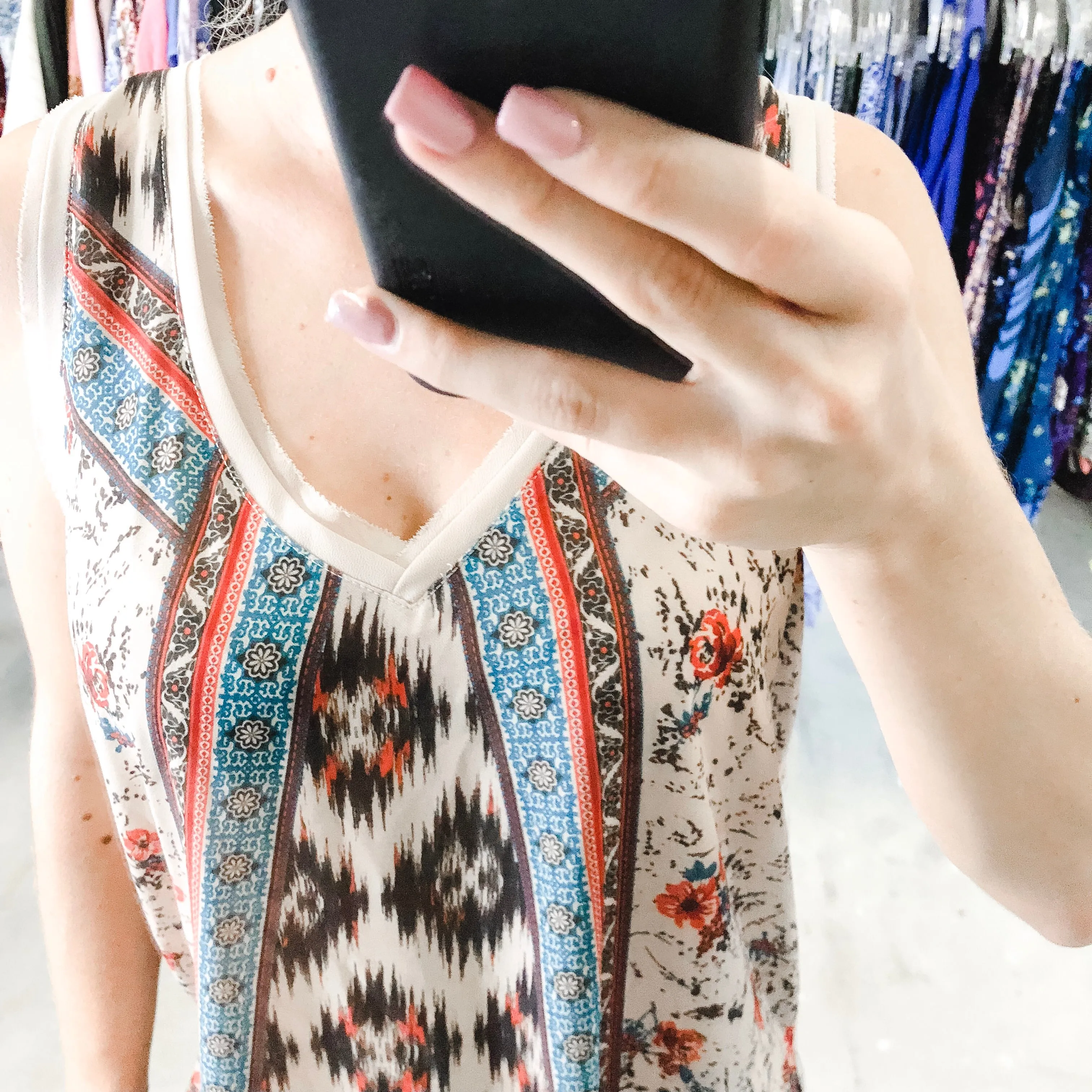 Boho Printed Tank - M
