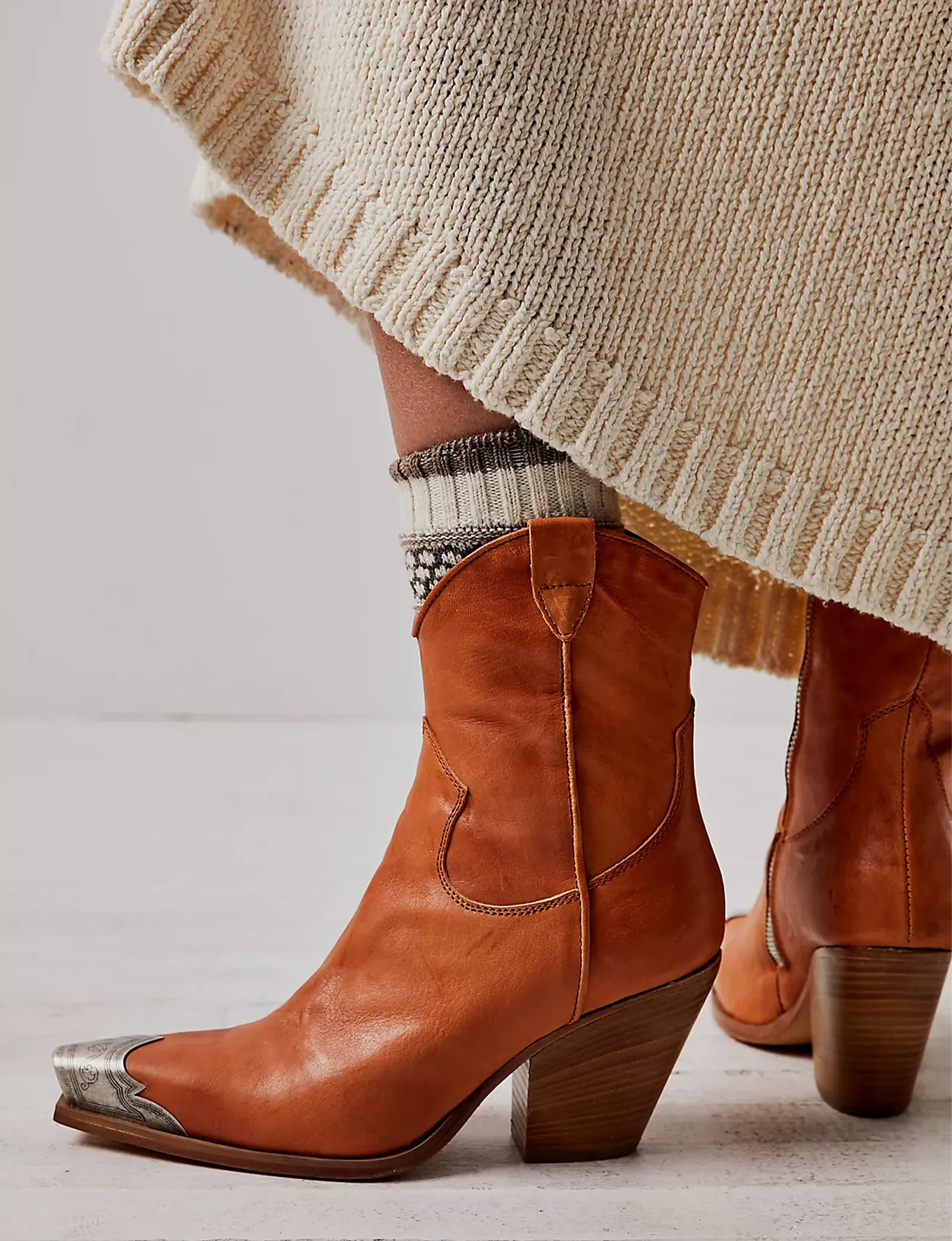 Brayden Western Boot, Tan