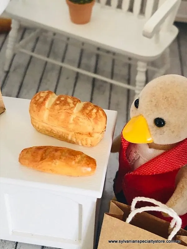 Bread - Loaf and Baguette - Miniature