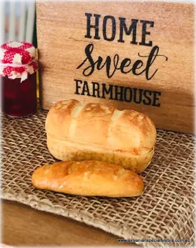 Bread - Loaf and Baguette - Miniature