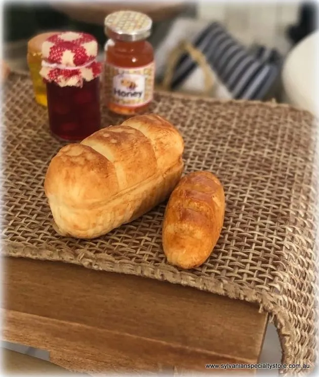 Bread - Loaf and Baguette - Miniature