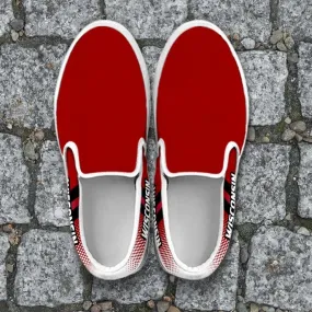 #BuckyNation Wisconsin Slip-on Shoes