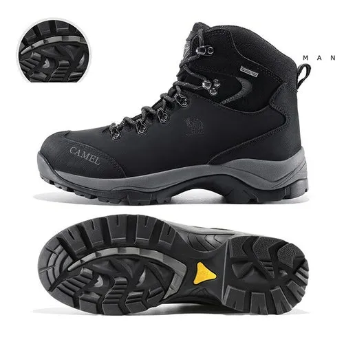 CAMEL Autumn Winter Fashion Men Outdoor Hiking Shoes Men's Non slip