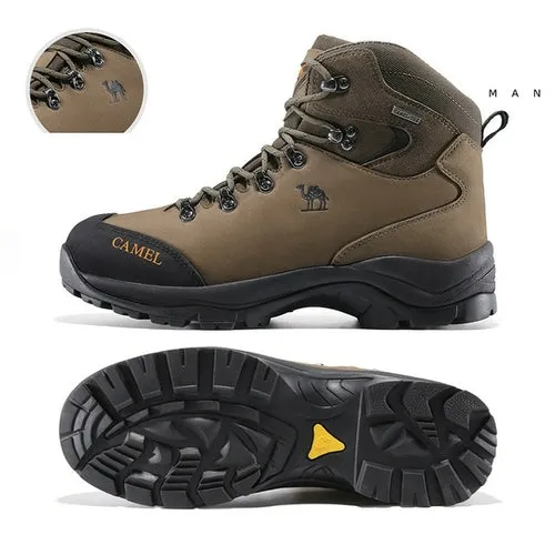 CAMEL Autumn Winter Fashion Men Outdoor Hiking Shoes Men's Non slip