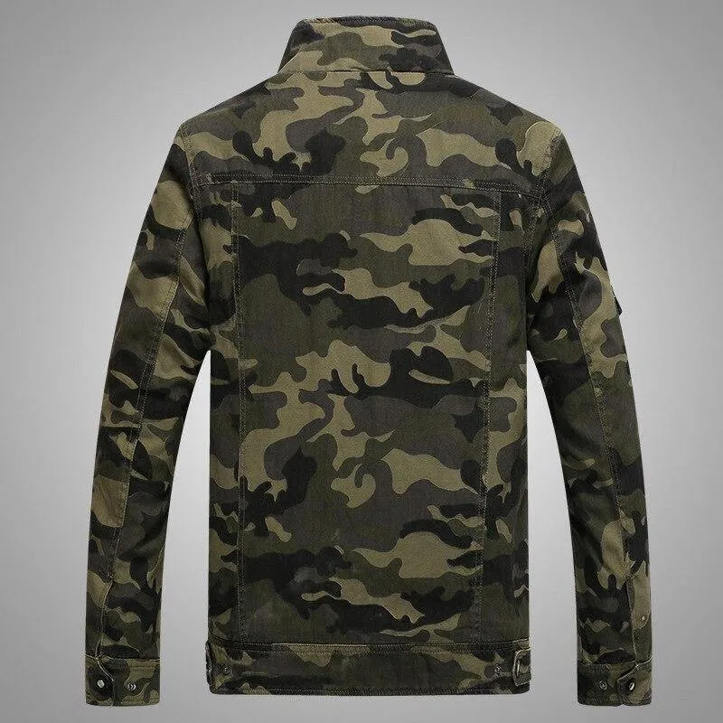Camouflage Autumn Men's Bomber Jackets