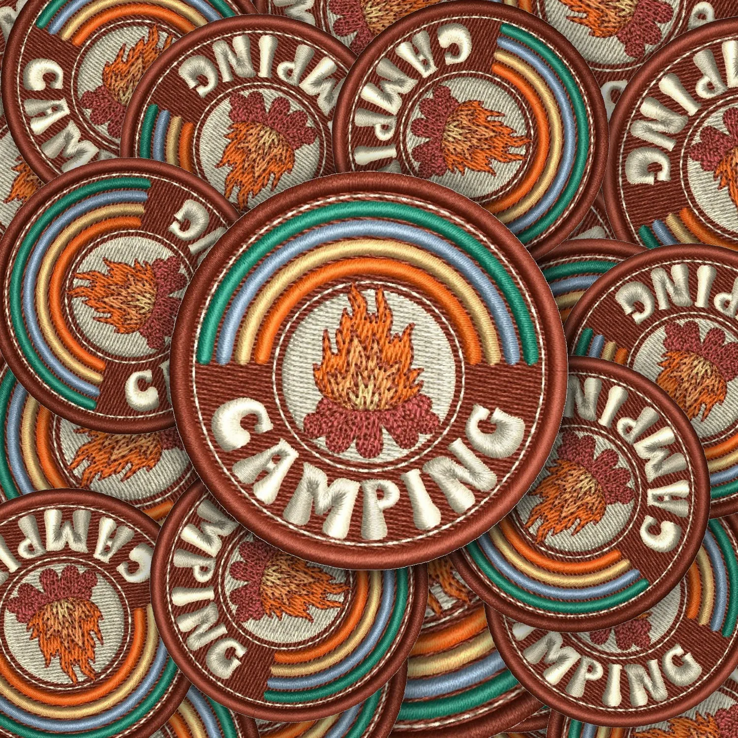 Camping Patch | Iron On