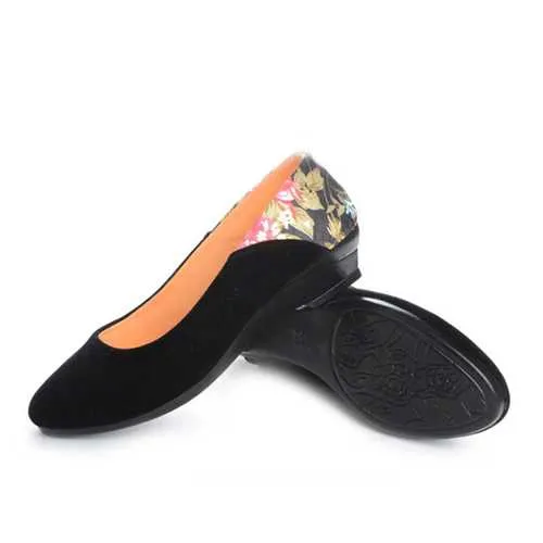 Casual Pointed Toe Slip On Lazy Loafers Flat Shoes