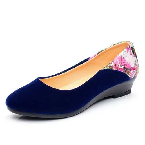 Casual Pointed Toe Slip On Lazy Loafers Flat Shoes