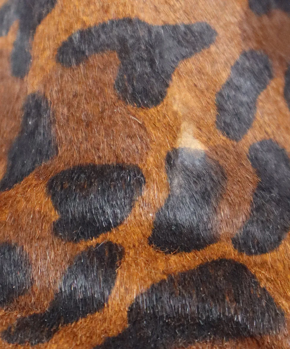 Christian Louboutin Animal Print Fur Booties sz 7