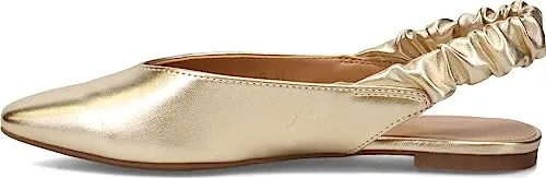 Circus by Sam Edelman Omina Gold Slingback Strap Pointed Toe Ballet Flats