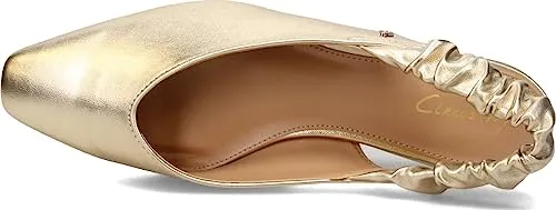 Circus by Sam Edelman Omina Gold Slingback Strap Pointed Toe Ballet Flats