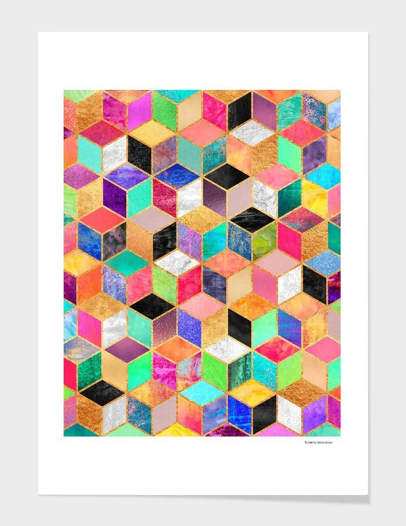 Colorful Cubes Legging