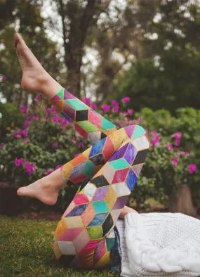 Colorful Cubes Legging