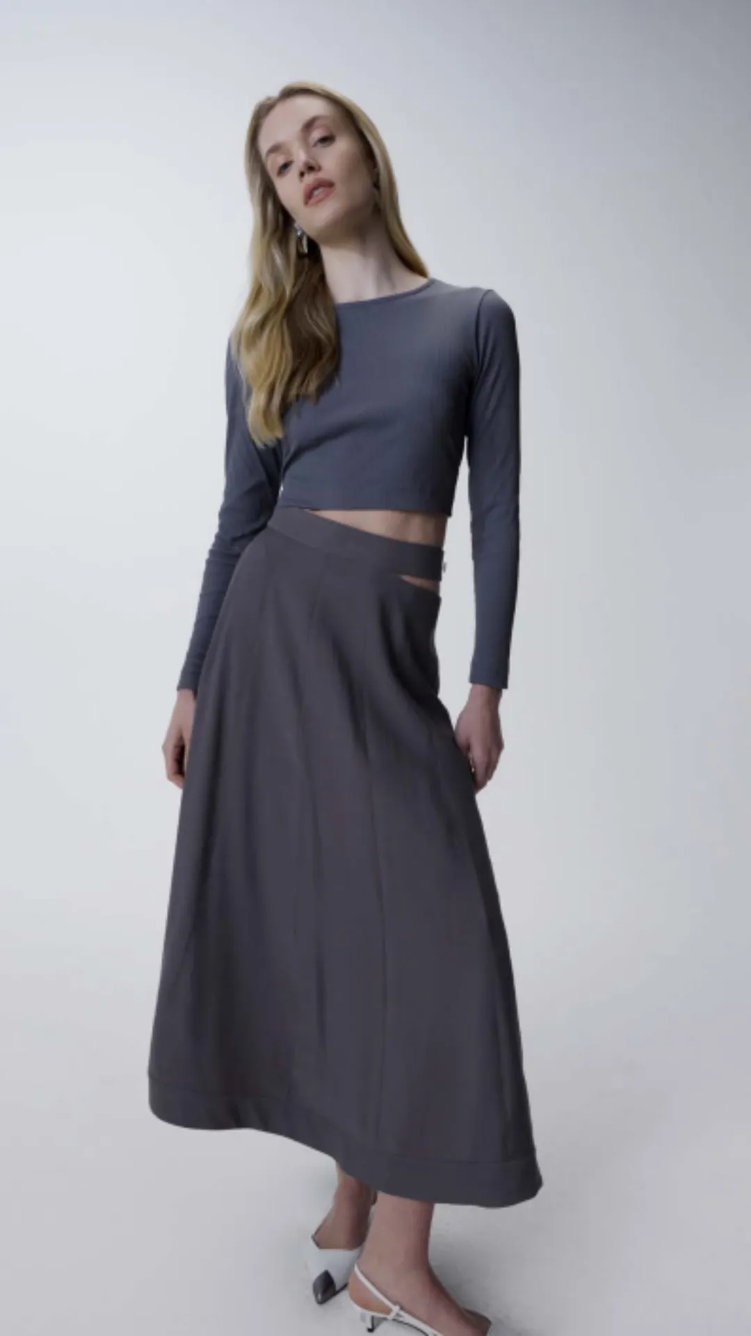 Cropped Jane Cinza