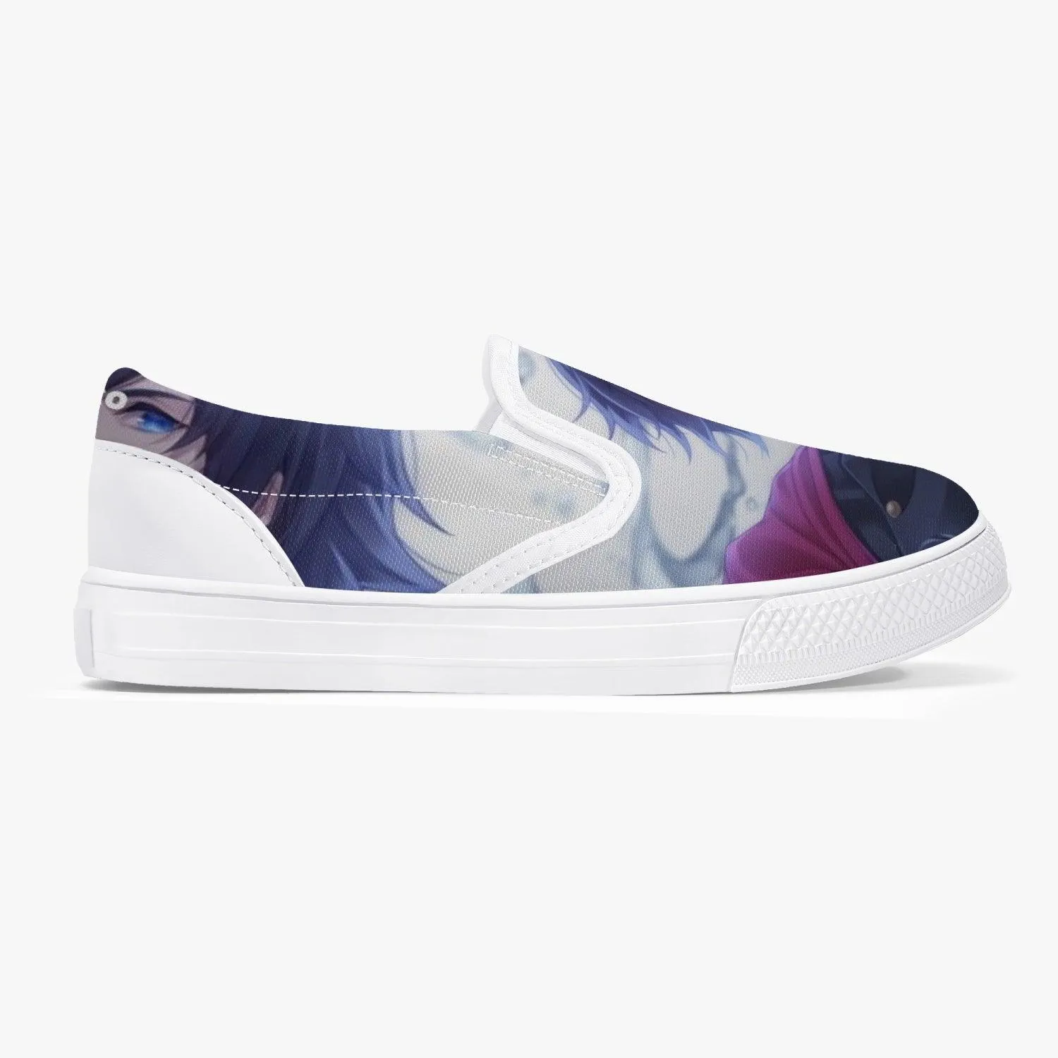 Demon Slayer Giyu Tomioka Kids Slip Ons Anime Shoes